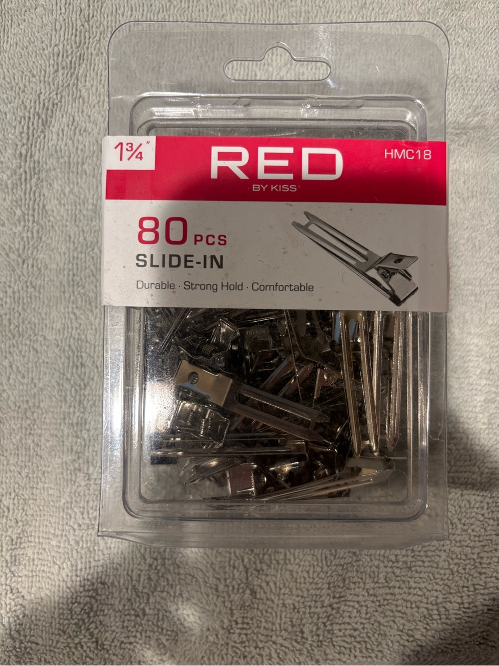 Silver Slide-In Hair Clips